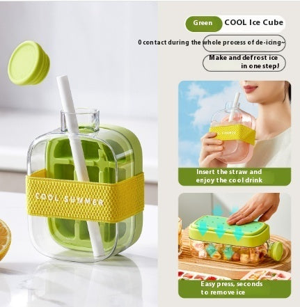 One-Click Ice Cube Box