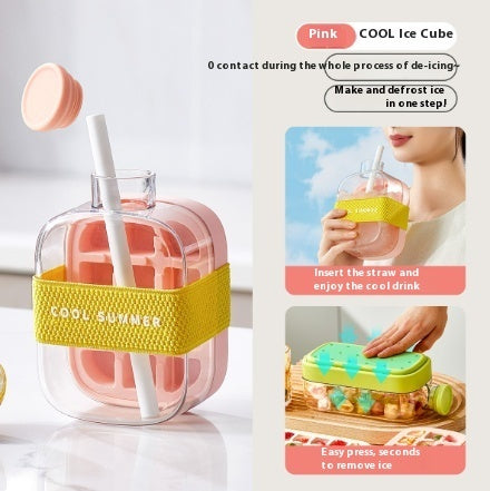 One-Click Ice Cube Box